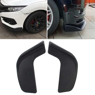 2 PCS Universal Fit Car Front Bumper Spoiler Lip Splitter Diffuser SUV ABS Front Shovel, Length: 57cm