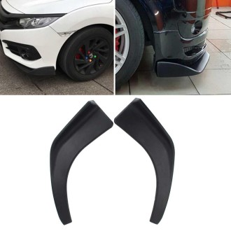 2 PCS Universal Fit Car Front Bumper Spoiler Lip Splitter Diffuser SUV ABS Front Shovel, Length: 74cm