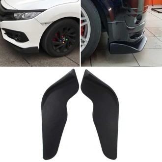 2 PCS Universal Fit Car Front Bumper Spoiler Lip Splitter Diffuser SUV ABS Front Shovel, Length: 68cm