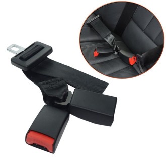 One Support and Two Extension Belt Car Rear Two-seat Seat Safety Belt Connector(Welding Model)