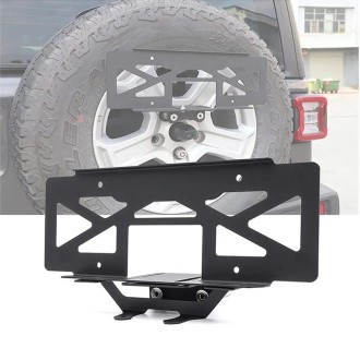 For Jeep Wrangler JL 2018-2019 Car Modified Tire License Plate Frame Mounting Bracket