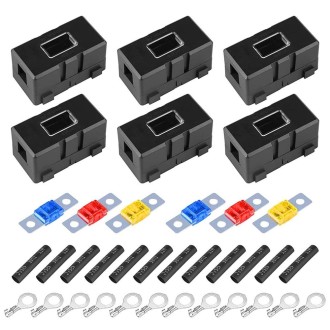 6 in 1 ANS Car Fuse Holder Fuse Box, Current:40A & 50A & 60A