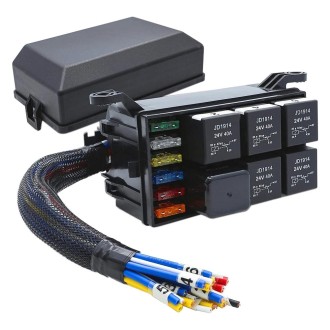 24V 5 Pin Car 6 Slots Waterproof Relay Fuse Box with Cable