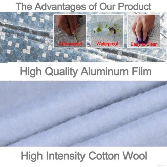 Aluminum Film PEVA Cotton Wool Anti-Dust Waterproof Sunproof Anti-frozen Anti-scratch Heat Dissipation SUV Car Cover with Warnin