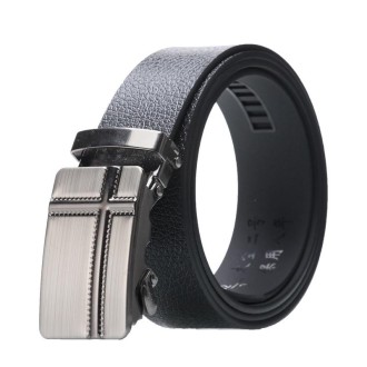 Dandali Men Automatic Buckle Belt Casual Universal Comfort Belt, Length (cm): 125cm(003)