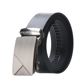 Dandali Men Automatic Buckle Belt Casual Universal Comfort Belt, Length (cm): 125cm(009)