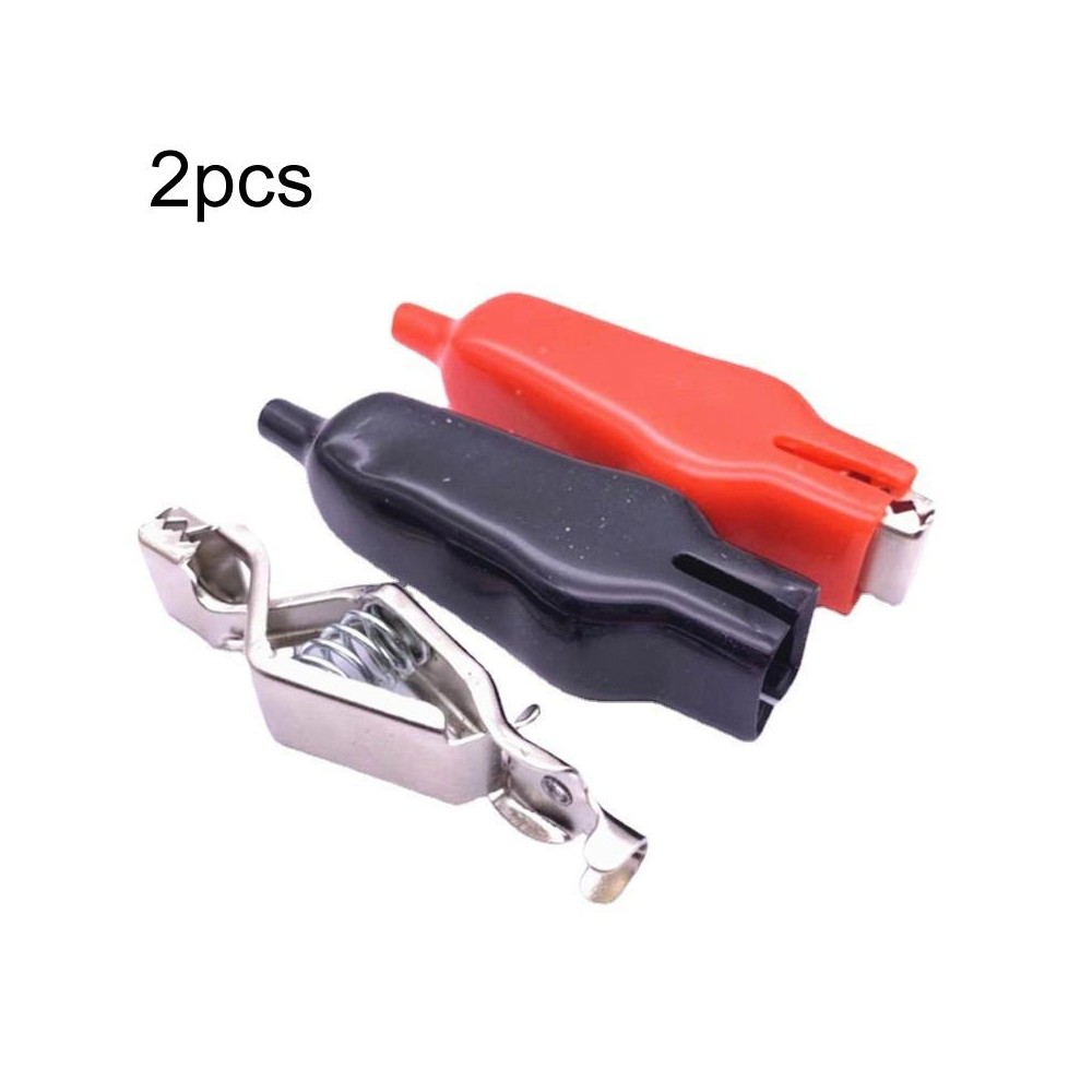 2pcs 20A 75mm High Current All-Inclusive Spring Alligator Clip(Random Color Delivery)