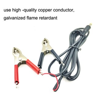 1.5m 12V/24V General Battery Red Black Crocodile Wire Clip LED Power Clip Cable