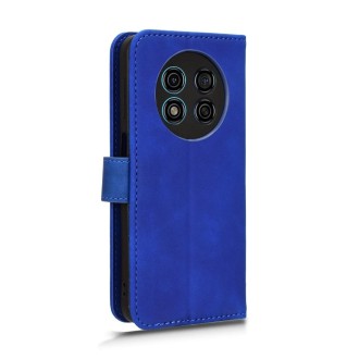 For Ulefone Note 15 Skin Feel Magnetic Flip Leather Phone Case(Blue)