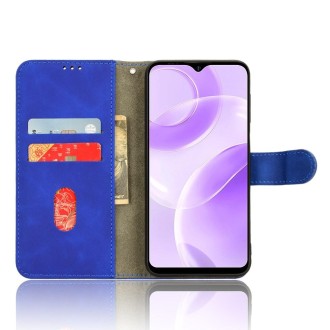 For Ulefone Note 15 Skin Feel Magnetic Flip Leather Phone Case(Blue)