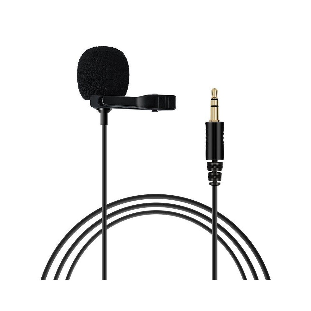 For Rode Wireless Camera Lavalier Microphone, Length 1.5m(Black)