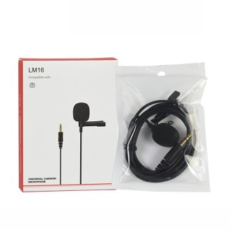 For Rode Wireless Camera Lavalier Microphone, Length 1.5m(Black)