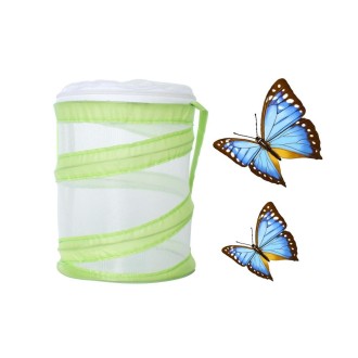 Foldable Butterfly Insect Cage Small Feeding Cage(Green)