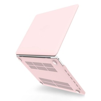 For MacBook Retina 12 A1534 Hollow Cream Style Laptop Plastic Protective Case(Rose Pink)