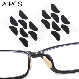 20 PCS Glasses Nose Strip Soft EVA Sponge Nose Mat Comfortable No Pressure Mark Does Not Remove Makeup Anti-Height Eye Frame Nos