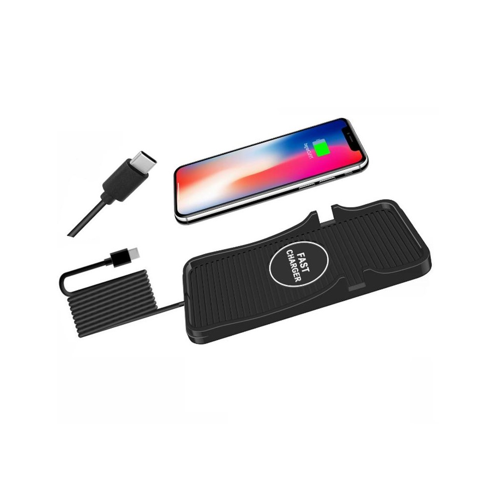 15W Car Wireless Charging Silicone Base For Apple Android Phones(TYPE-C Interface)