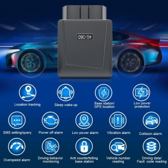 4G OBD GPS Real-time Car Track Location Tracker Diagnostic Tools, Latin American Version