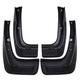 4 PCS Car Auto Semi-Rigid PVC Splash Flaps Mudguards Fender Guard for Toyota 2015 Version Highlander