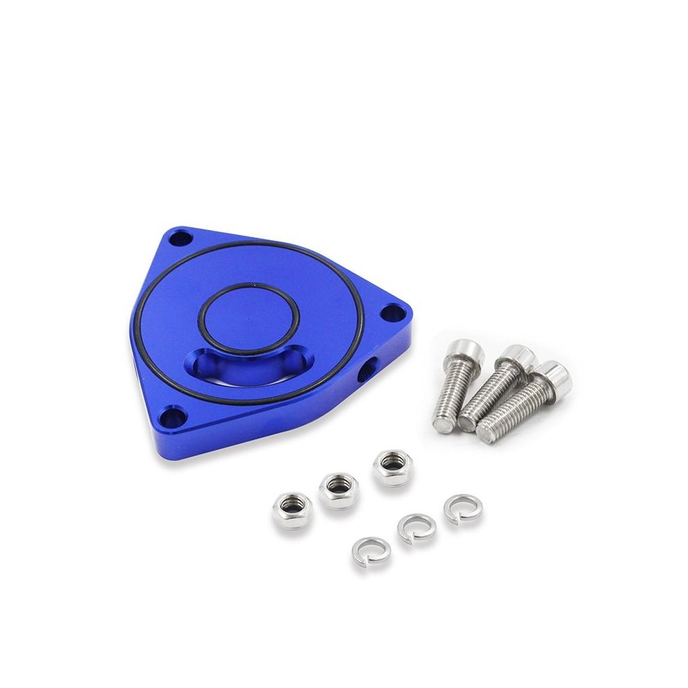 For Honda Civic 2015-2021 Car Turbo Blow Off Valve Plate Spacer BOV 1.5T Coupe Billet(Blue)