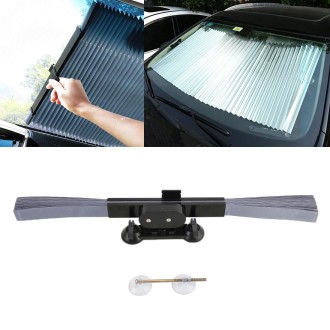 Car Press Retractable Windshield Sun Shade Block Sunshade Cover for Solar UV Protect, Size: 46cm