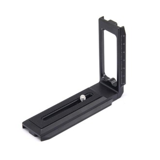 Universal Camera L Shape Bracket Quick Release Plate for Camera RSC2 / RS3 Stabilizers, Spec: L-440 Black