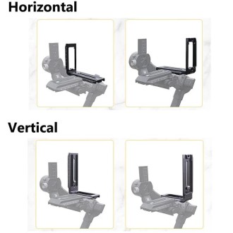 Universal Camera L Shape Bracket Quick Release Plate for Camera RSC2 / RS3 Stabilizers, Spec: L-450 Red