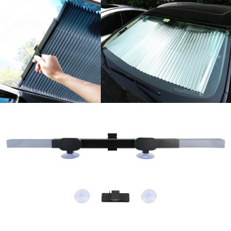 Car Sucker Suction Cups Retractable Windshield Sun Shade Block Sunshade Cover for Solar UV Protect, Size: 70cm