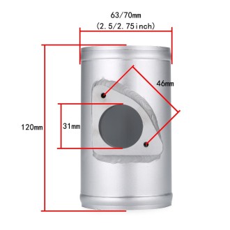 70mm XH-UN608 Car Modified Engine Air Flow Meter Flange Intake Sensor for Mazda Atenza / Axela