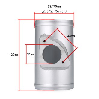 63mm XH-UN608 Car Modified Engine Air Flow Meter Flange Intake Sensor for Mazda Atenza / Axela