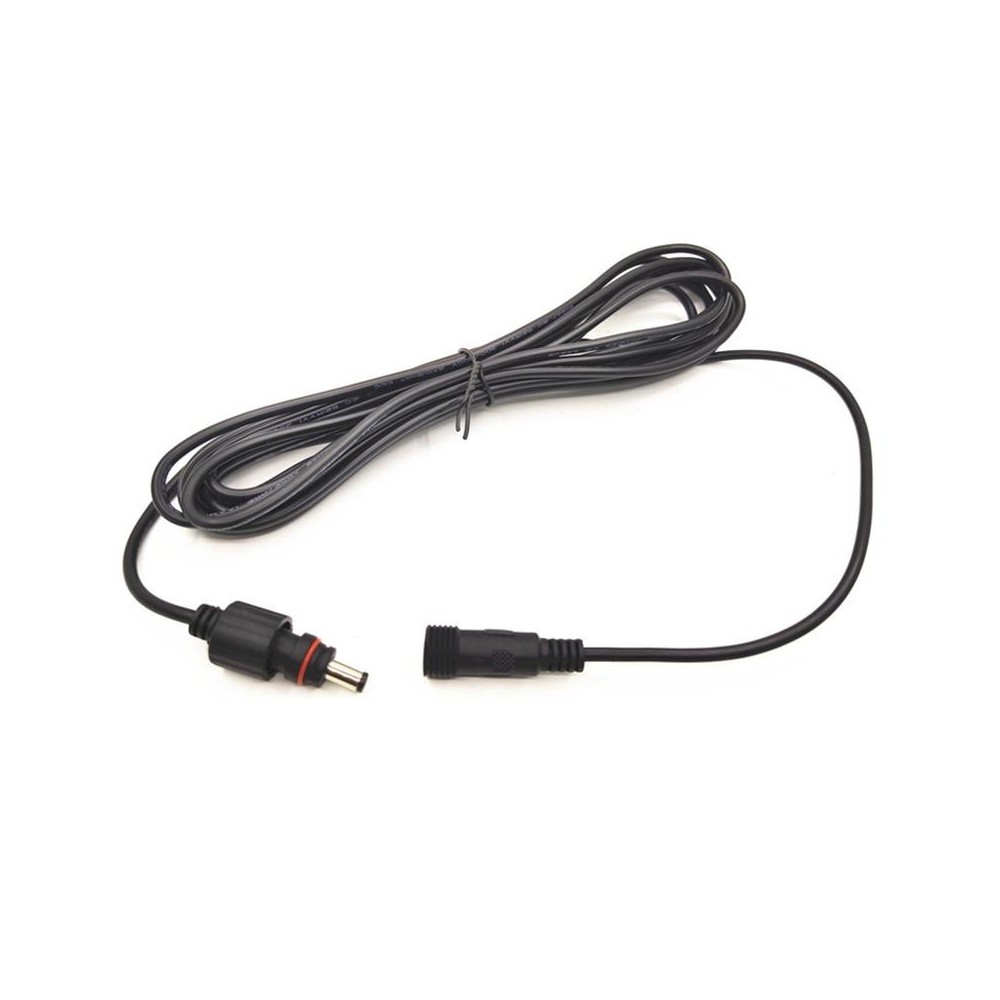 5m 12V/24V Monitoring Universal DC Pump Solar Light Extension Cable(Black)