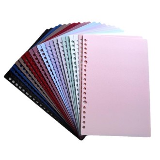 5sets Frosted Loose-Leaf Book Cover DIY Hand Book Cover, Size: A5(Mocha Black)