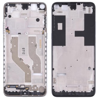 Original Front Housing LCD Frame Bezel Plate for TCL 10L / 10 Lite T770H, T770B (Silver)