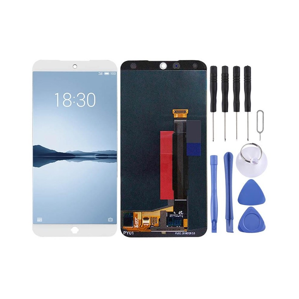 Original LCD Screen for Meizu 15 with Digitizer Full Assembly(White)