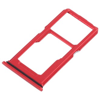 For Vivo X21i SIM Card Tray + SIM Card Tray / Micro SD Card Tray (Red)