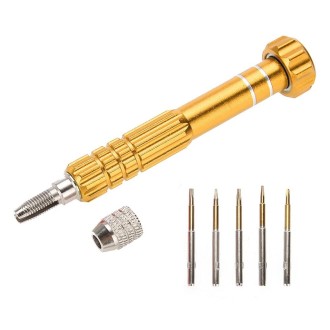 5 in 1 Gold Series Screwdriver Sets (T5 / T6 / 1.2 / 1.5 / 0.8)