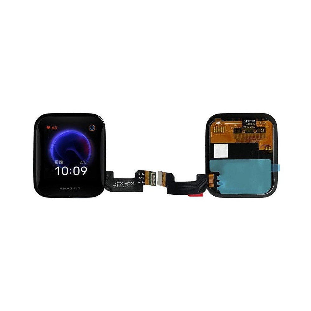 LCD Screen and Digitizer Full Assembly for Huami Amazfit Pop Pro A2009