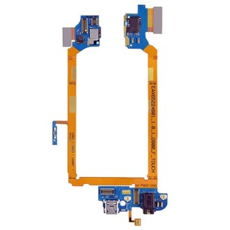 USB Charging Connector Port Flex Cable & Earphone Audio Jack Flex Cable & Microphone Flex Cable  for LG G2 / D800 / D801 / D803 