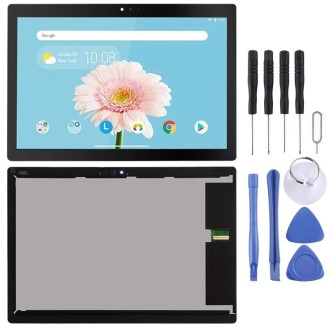 LCD Screen For Lenovo Smart Tab M10 FHD REL TB-X605 TB-X605LC TB-X605FC with Digitizer Full Assembly (Black)