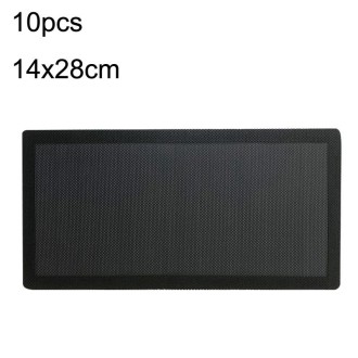 10pcs 14x28cm With Magnetic Suction Ordinary Version PVC Cooling Fan Dust Net Desktop Computer Industrial Fan Filter Cover