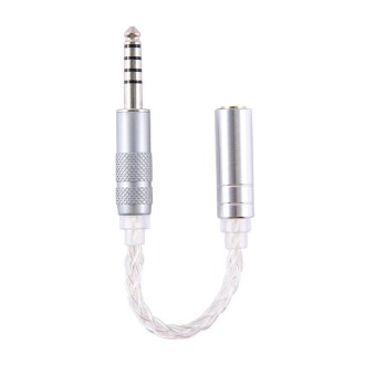 ZS0021 4.4mm Male to 3.5mm Female Balance Adapter Cable (Silver)