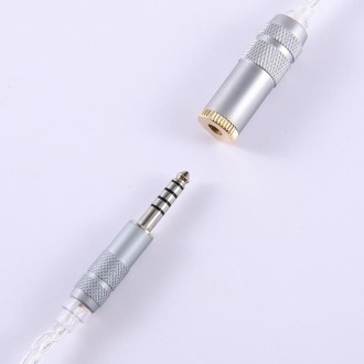 ZS0021 4.4mm Male to 3.5mm Female Balance Adapter Cable (Silver)