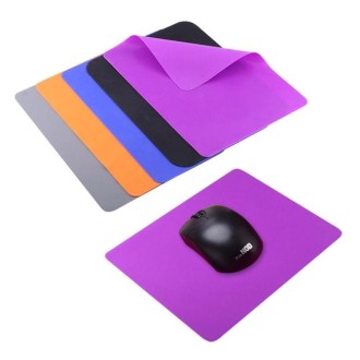 Soft Silicone Slim Comfortable Gaming Mouse Pad Mat, Size: 21.5x16.5cm, Random Color Delivery