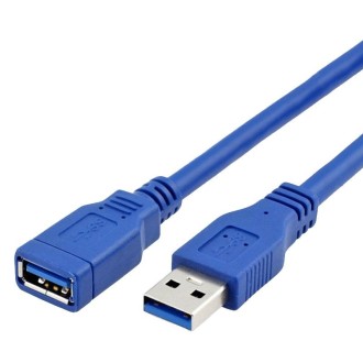 USB 3.0 Male To Female Computer Mouse Keyboard USB Extension Cable, Size: 1.5m(Blue)