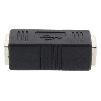 USB 2.0 BF to BF Adapter(Black)