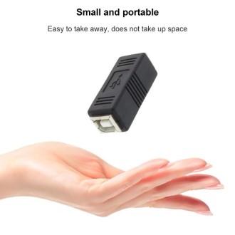 USB 2.0 BF to BF Adapter(Black)