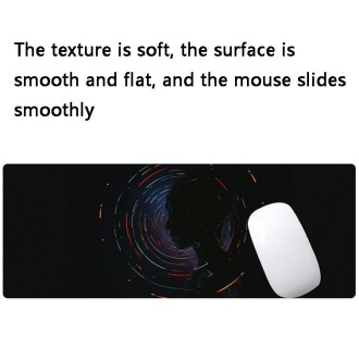 Hand-Painted Fantasy Pattern Mouse Pad, Size: 300 x 800 x 1.5mm Not Overlocked(2 Silhouettes)