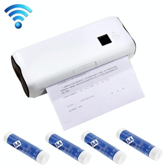 Home Small Phone Office Wireless Wrong Question Paper Student Portable Thermal Printer, Style: Remote Edition+200pcs A4 Paper