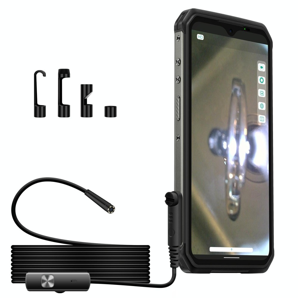 Ulefone Endoscope E1 IP67 Waterproof 3 in 1 Endoscope for Ulefone Power Armor 21 / 19 / 18T / 16 Pro / 13 / Armor Pad(Black)