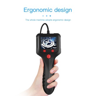 8mm Camera 2.4 inch HD Handheld Industrial Endoscope With LCD Screen, Length:2m