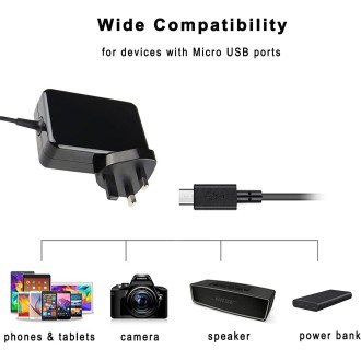 For Microsoft Surface3 1624 1645 Power Adapter 5.2v 2.5a 13W Android Port Charger, EU Plug